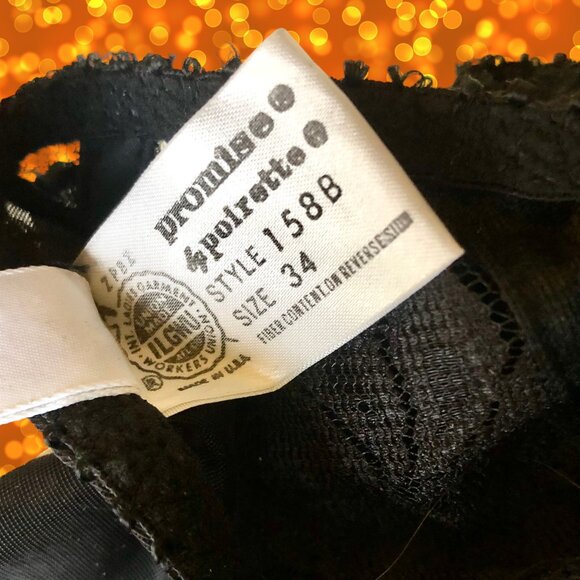 Vintage 60's Piorette Black Teddy Underwire Briefer Womens 34B NEW - Picture 12 of 14